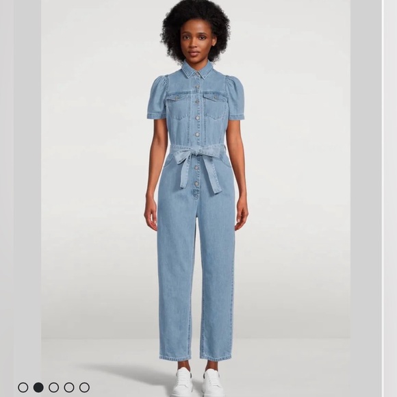 BOYISH. Vincent Slim-Fit Denim Jumpsuit - Picture 2 of 4